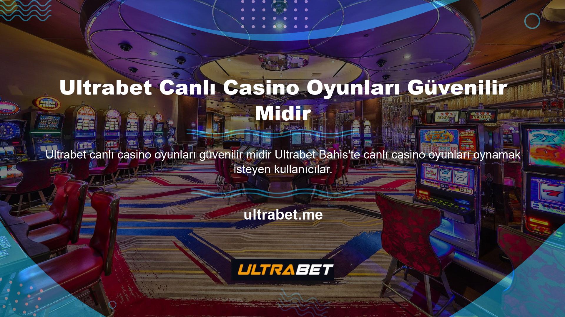 Ultrabet canlı casino oyunlarının güvenilir olup olmadığını öğrenmek istiyordu