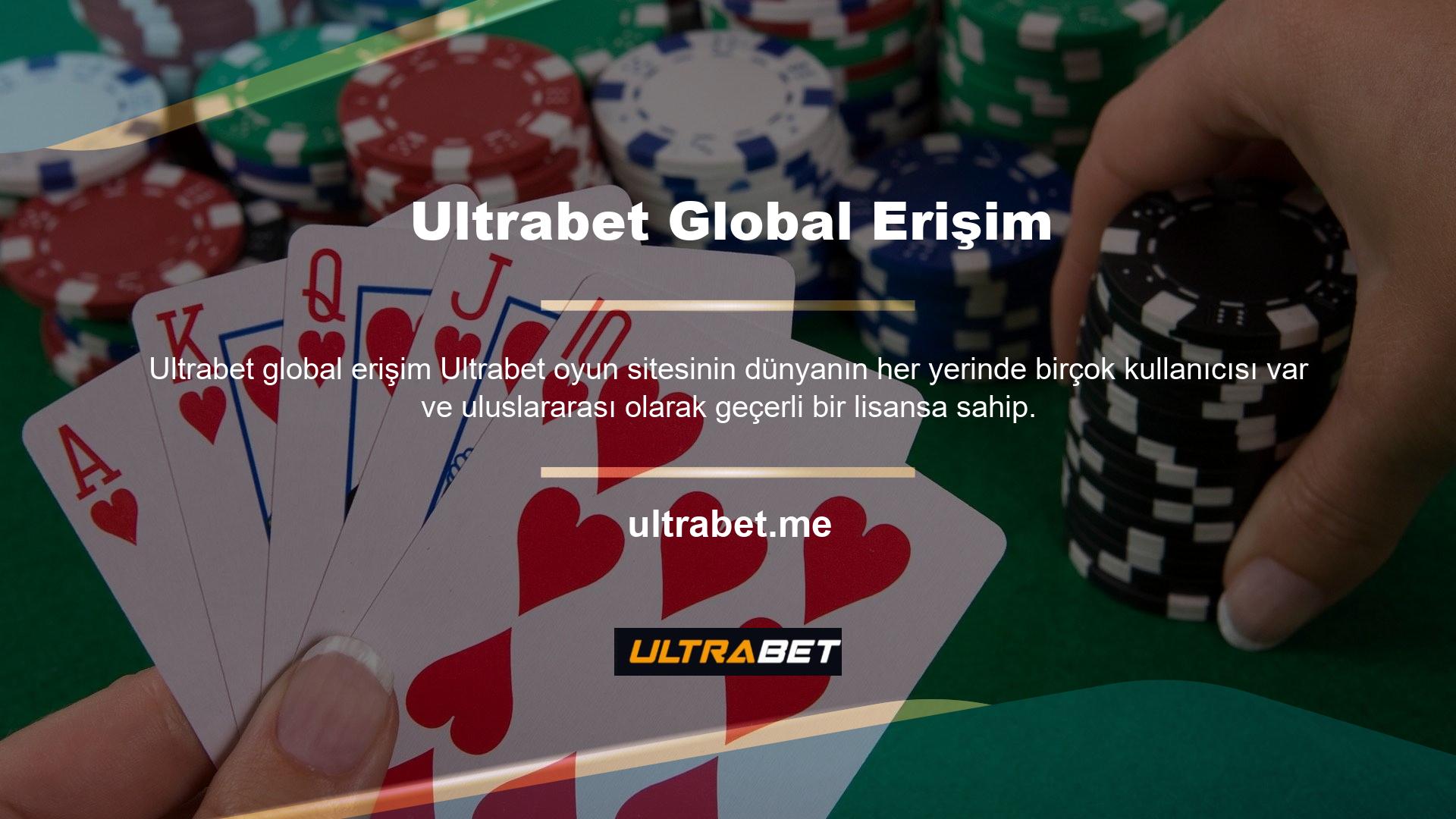 Bu lisansla, kullanıcılara şikayet hakkı veren Ultrabet oyun sitesi, bu lisansı satın alma şirketi ile kontrol ederek oyunculara da güven verir